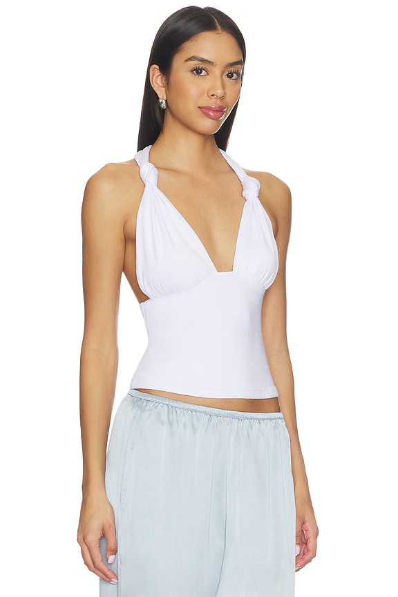 view 2 of 4 Stevie Halter Top in White