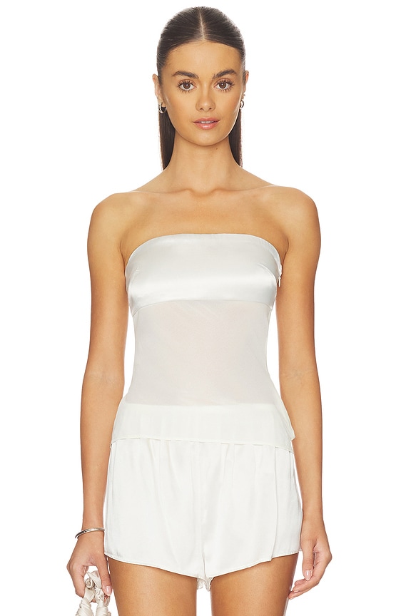 view 1 of 4 Ryliana Strapless Top in Ivory