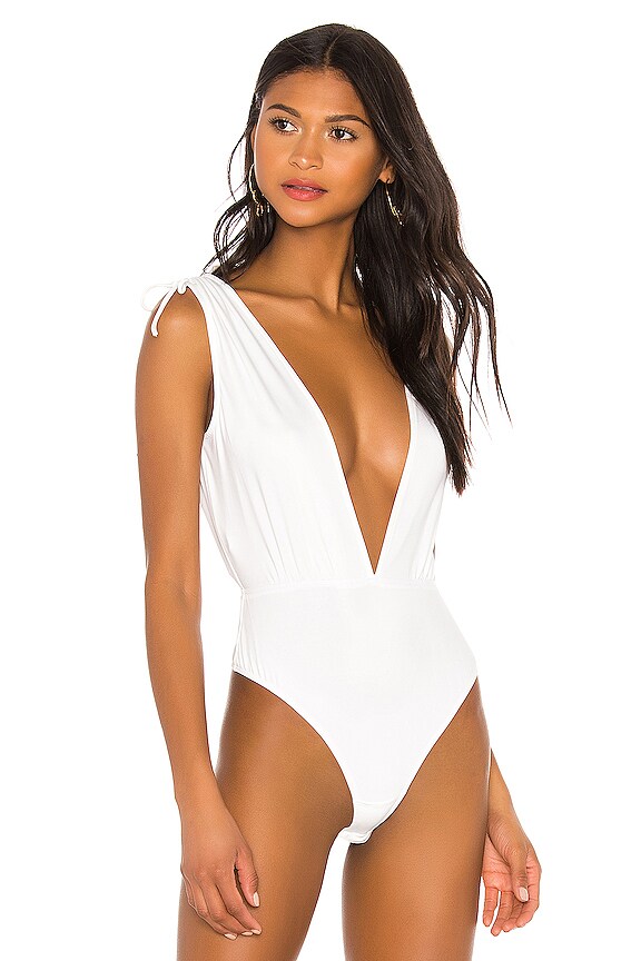 view 2 of 5 Elise Bodysuit in White