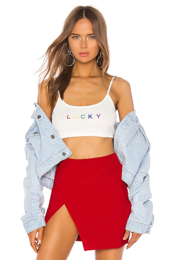 view 1 of 4 DÉBARDEUR MAILLE CÔTELÉE MARLOE in White