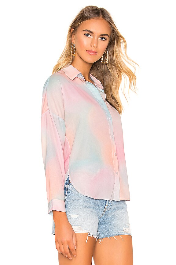 view 2 of 4 Miranda Button Up Shirt in Ombre