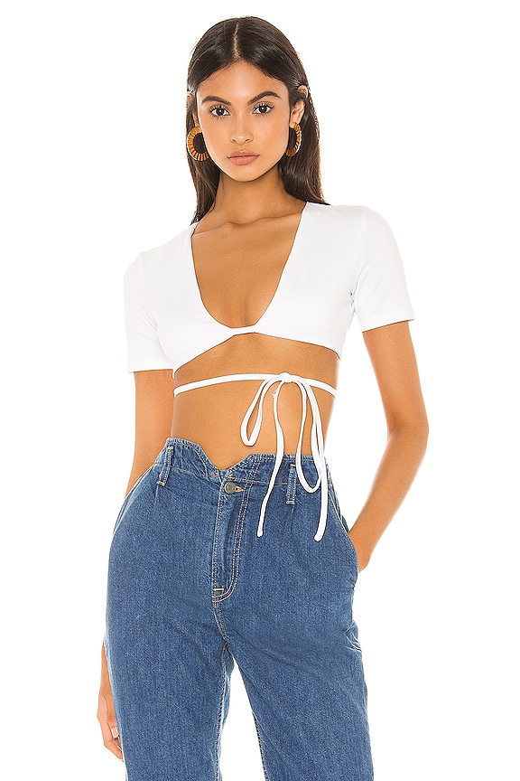 view 1 of 4 Tamicha Crop Top in White