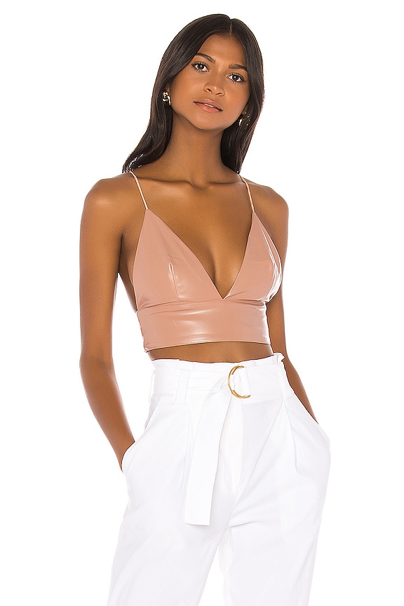 view 1 of 4 Octavia Strappy Back Top in Nude