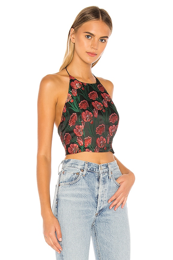 view 2 of 4 TOP ESPALDA DESCUBIERTA HELEN in Black Floral