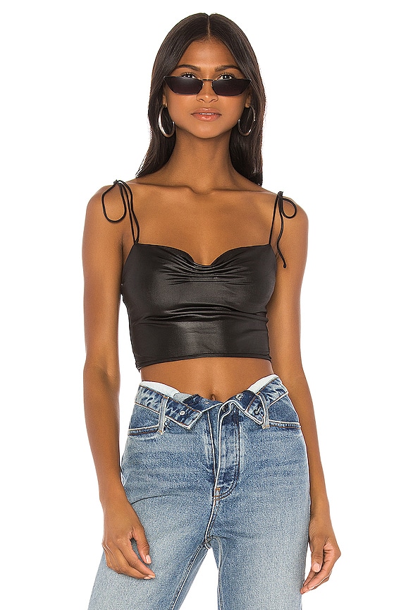 view 1 of 4 Cameron Tie Strap Top in Black