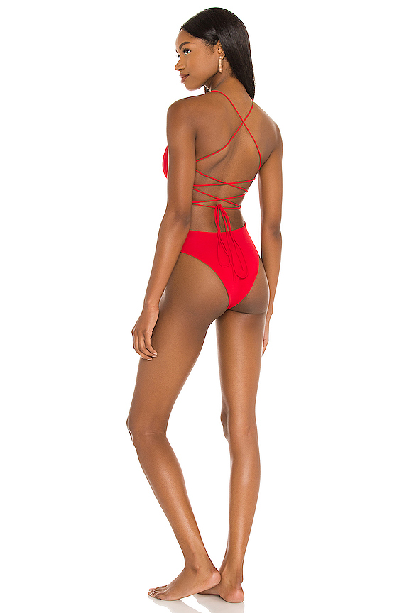 view 1 of 3 Rose One Piece in Red