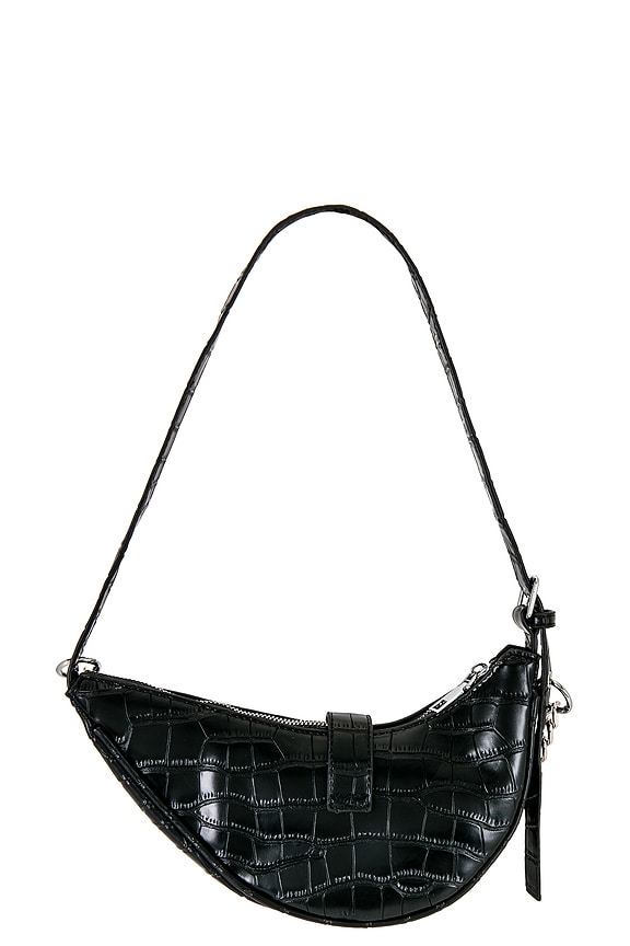 view 2 of 4 Jade Faux Leather Bag in Black