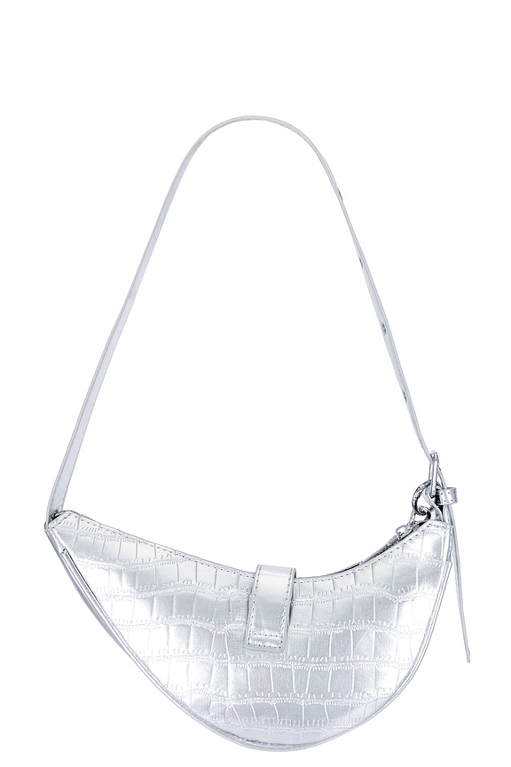 view 2 of 4 Jade Faux Leather Bag in Silver