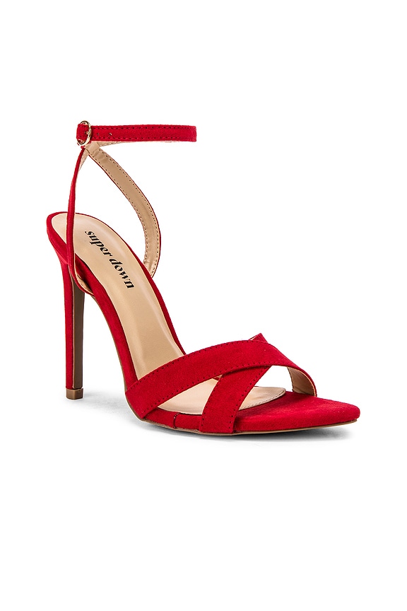 view 2 of 5 x Chantel Jeffries Scarlett Heel in Red