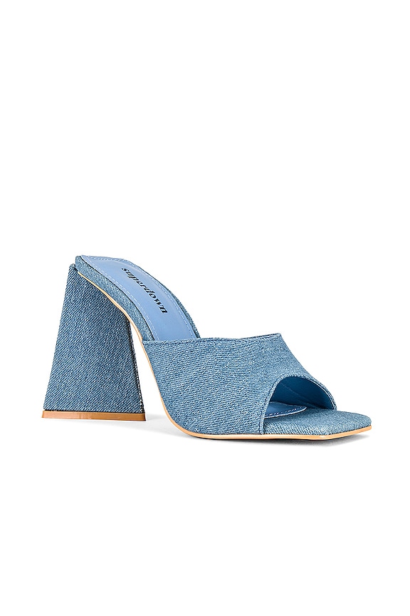 view 2 of 5 Indigo Heel in Blue Denim