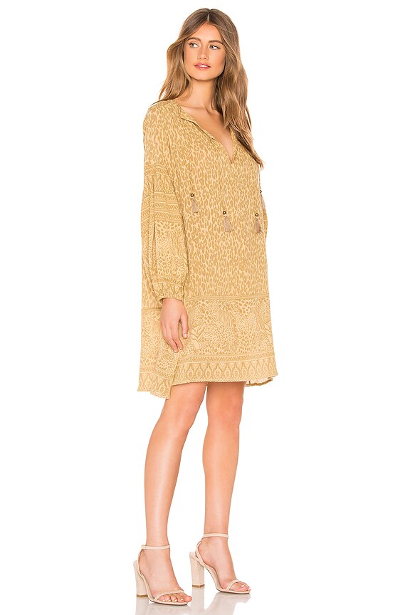 view 2 of 3 Wild Thing Tunic Dress in Mustard