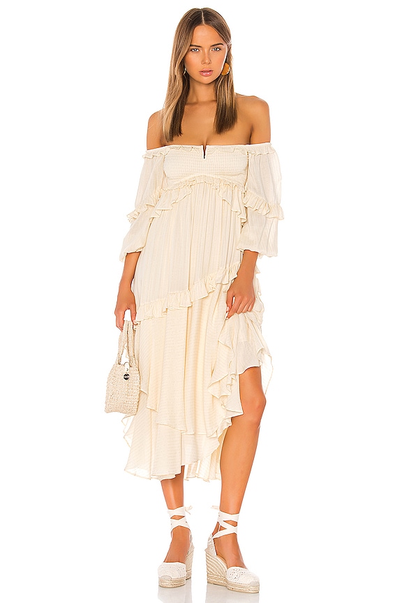SPELL X REVOLVE Clementine Mermaid Dress in Cream REVOLVE