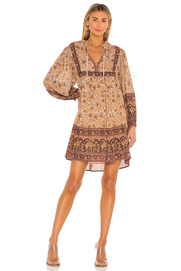 view 1 of 4 Sundown Boho Mini Dress in Spice