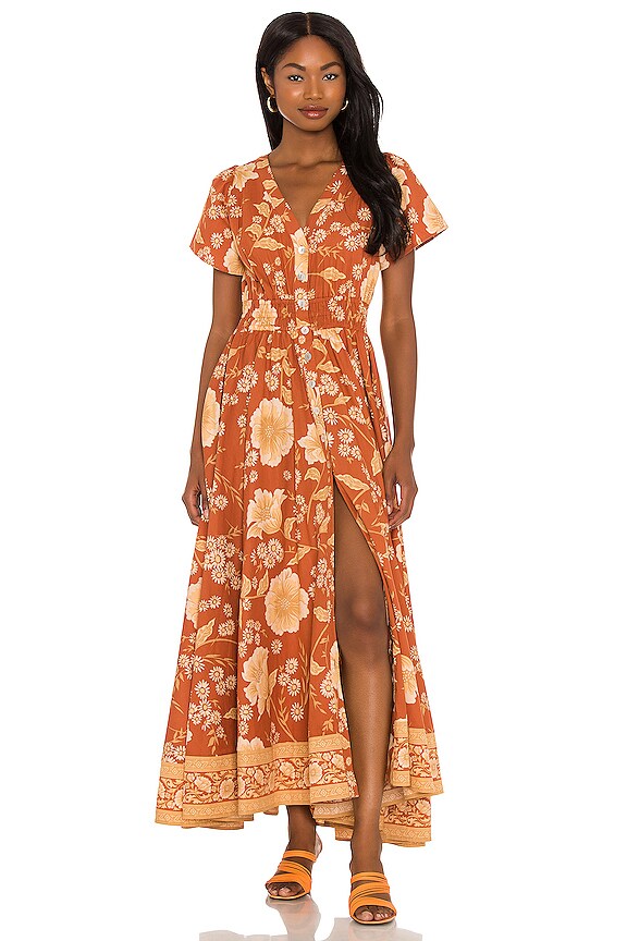 view 1 of 4 Sloan Gown in Ochre