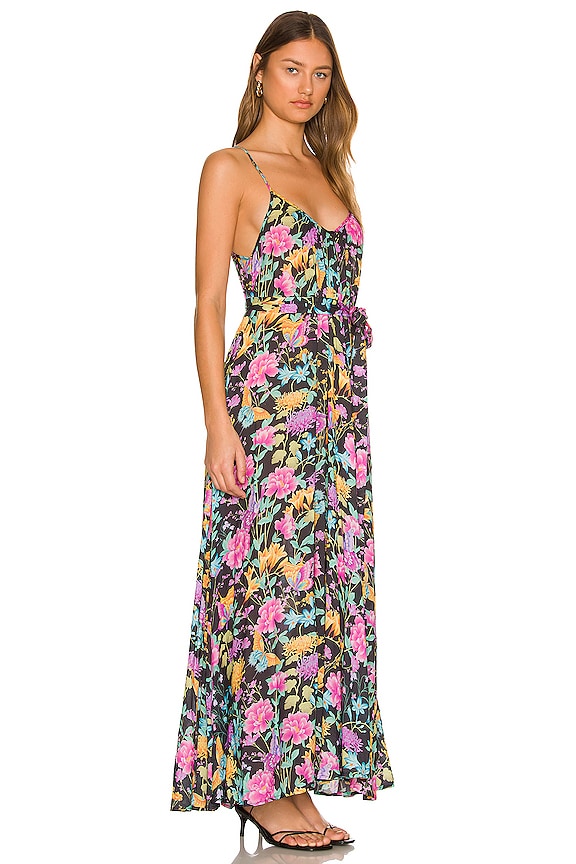 view 2 of 3 Butterfly Strappy Maxi Dress in Firefly