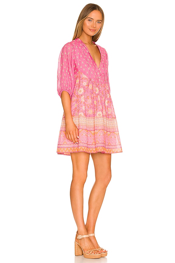 view 2 of 3 ROBE COURTE UTOPIA in Flamingo