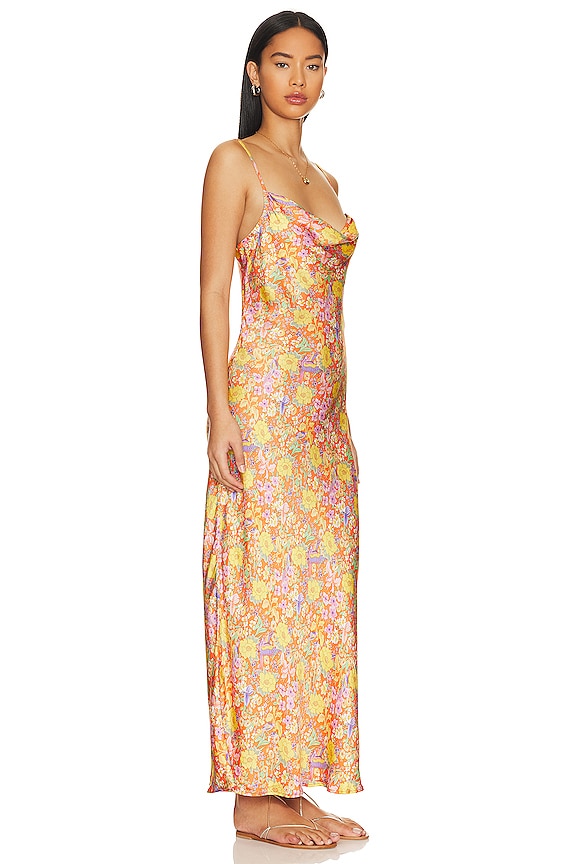 view 2 of 3 LAST DRINKS マキシドレス in Sunset Floral