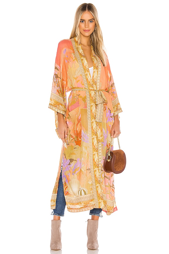 view 2 of 4 Madison Maxi Robe in Coral