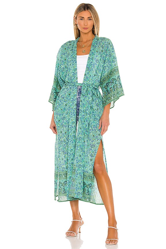 view 2 of 5 MAXI ALBORNOZ SUNDOWN in Turquoise