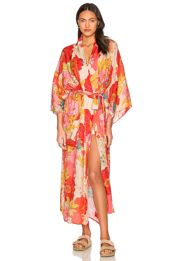 view 2 of 4 Tyler Maxi Robe in Chilli