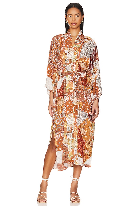 view 2 of 4 PEIGNOIR CHA CHA in Brown Sugar