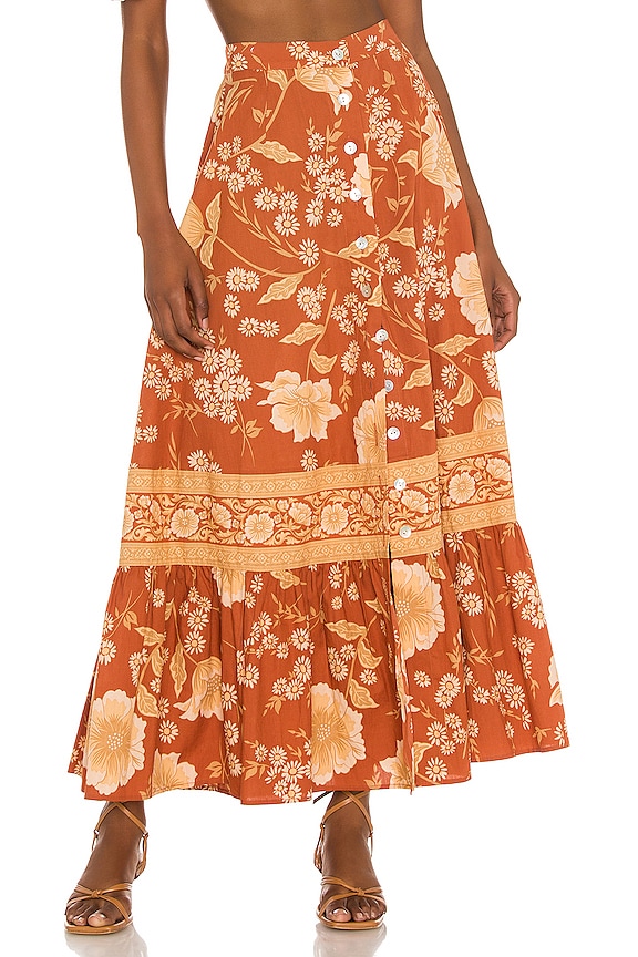 view 2 of 5 Sloan Maxi Skirt in Ochre