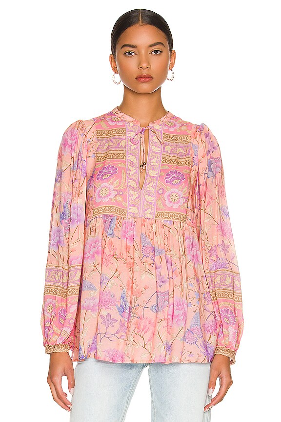 view 2 of 5 X REVOLVE Butterfly Blouse in Musk