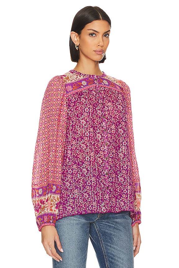 view 2 of 5 БЛУЗКА SIENNA in Fuchsia