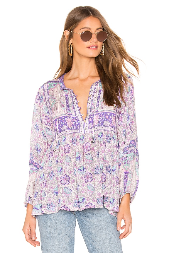 view 1 of 4 Poinciana Blouse in Lilac