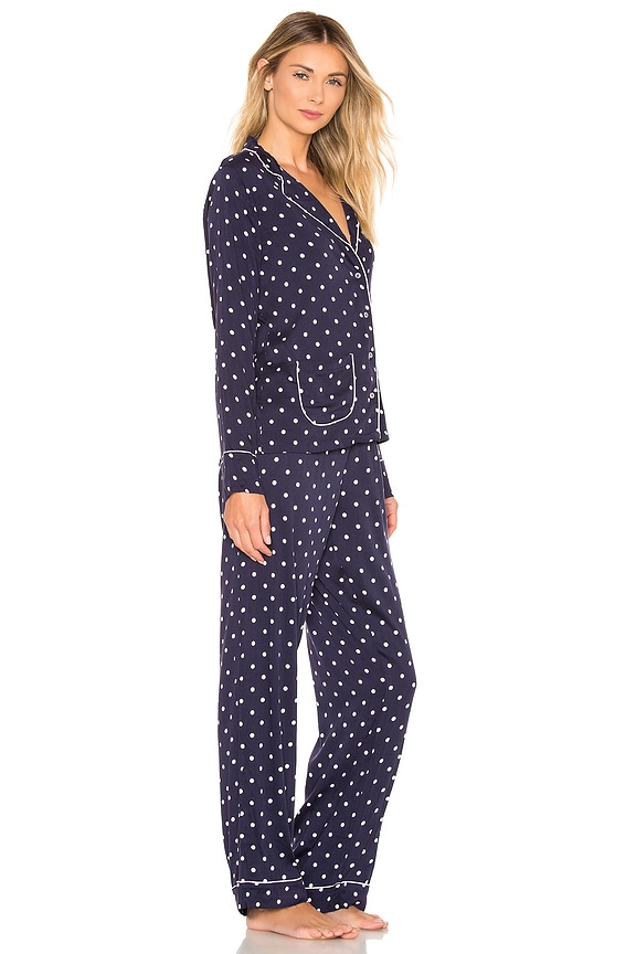 view 2 of 3 CONJUNTO PIJAMA NOTCH COLLAR in Snow Dots