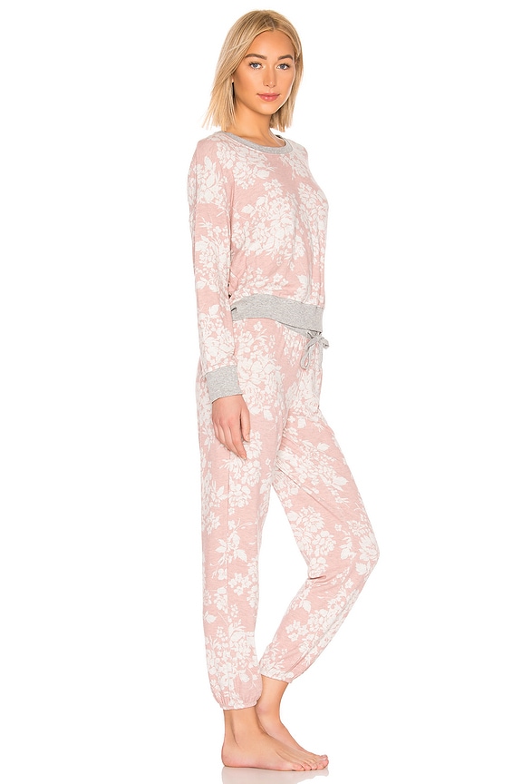 view 2 of 3 Long Sleeve PJ Set in Winter Blossom