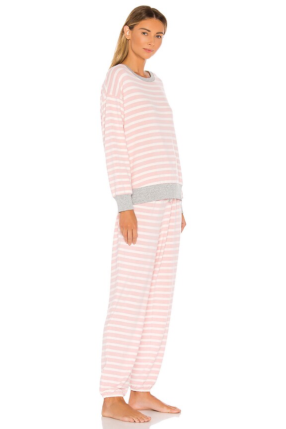 view 2 of 3 PYJAMA in Blush Weekend Stripe