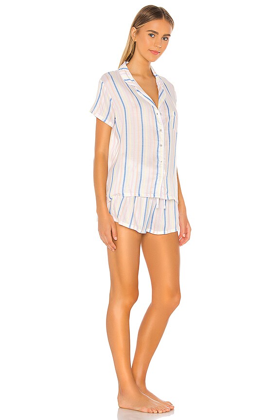 view 2 of 3 PYJAMA SHORTIE in Summer Multi Stripe