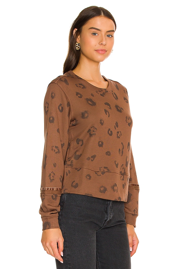 view 2 of 4 Corinna Pullover in Tigers Eye Leopard