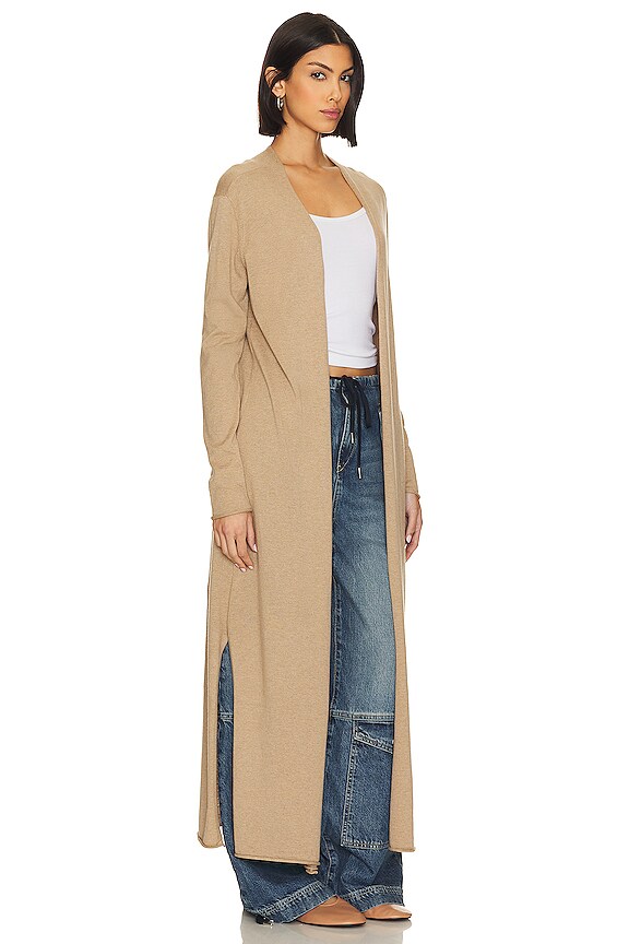 view 2 of 3 MANTEAU LARGE NIAMH in Heather Camel