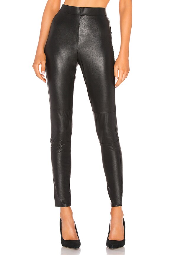 view 1 of 4 Downtown Faux Leather Legging in Black