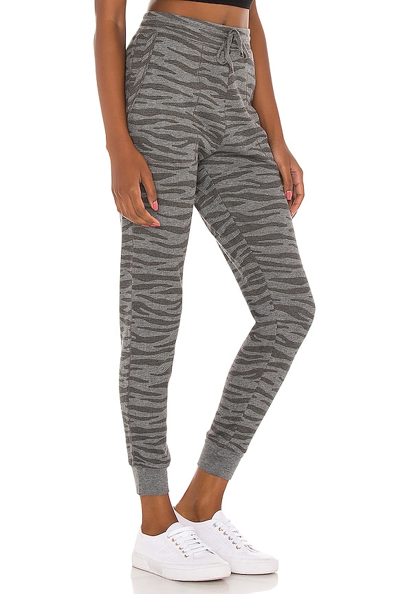 view 2 of 4 Acid Wash Thermal Pants in Heather Charcoal