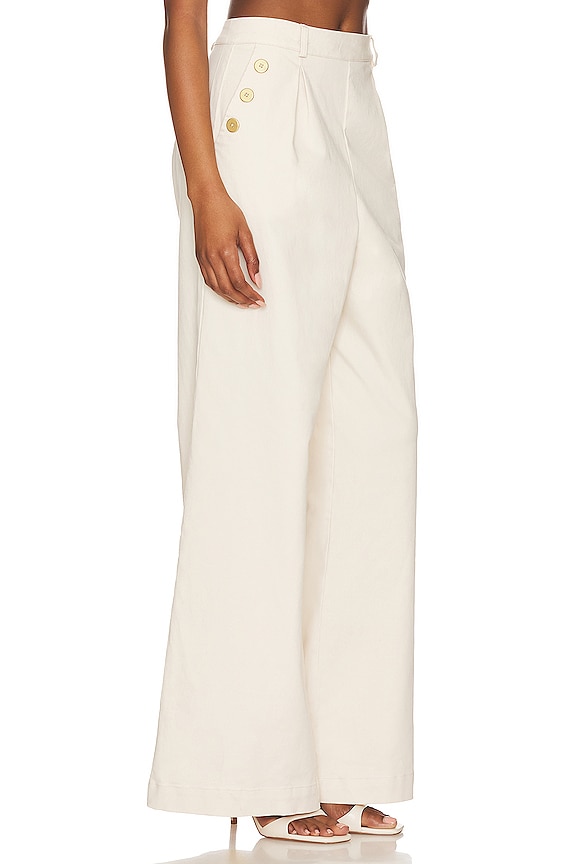 view 2 of 4 x Rachelove Sailor Wide-Leg Pant in Porcelain