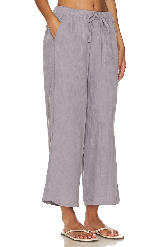 view 2 of 4 Kit Gauze Palazzo Pant in Oyster