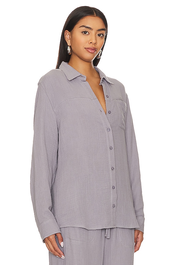 view 2 of 4 Kit Gauze Shirt in Oyster