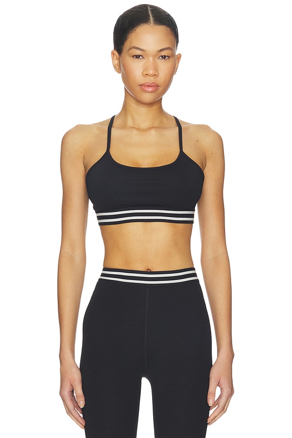 view 1 of 4 Cali Active Rib Sports Bra in Black