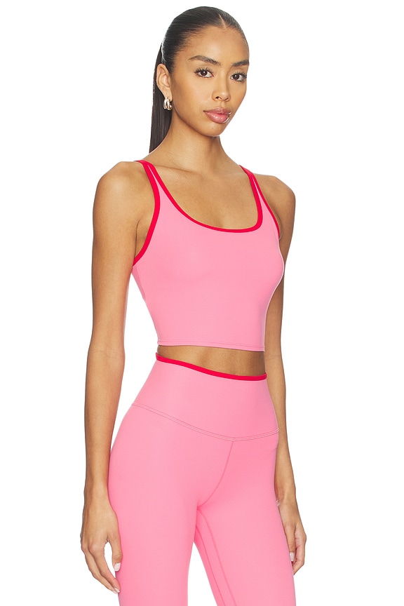 view 2 of 4 Cait Rigor Sports Bra in Strawberry & Pirate Red