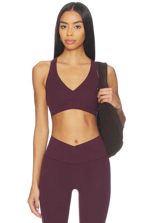 view 1 of 4 SOUTIEN-GORGE DE SPORT MIA RIGOR in Dark Cherry & Indigo