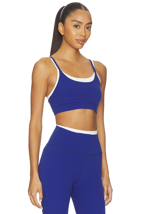 view 2 of 4 SUJETADOR DEPORTE ELLIAH AIRWEIGHT DOUBLE LAYER BRA in Cobalt & White