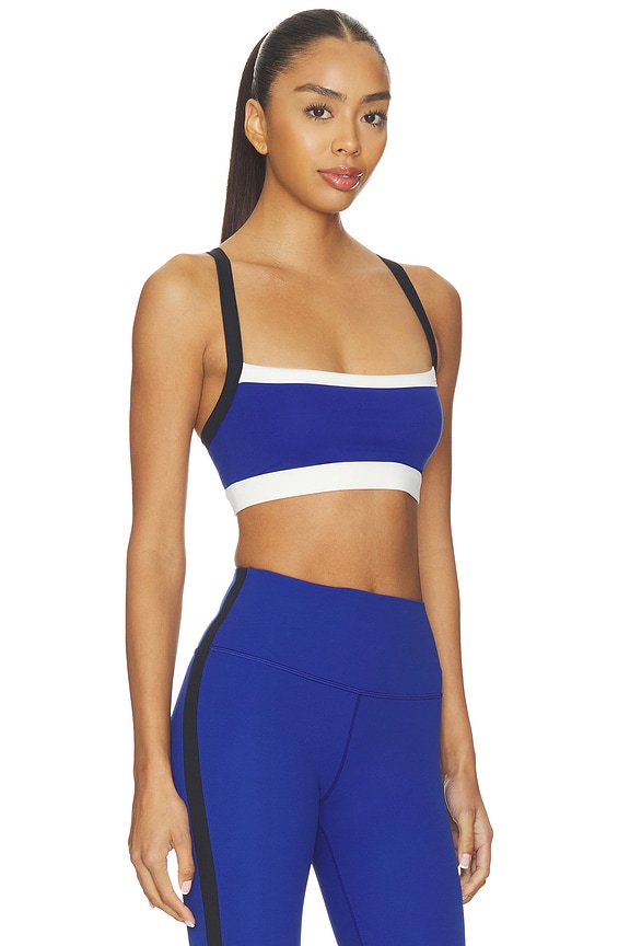 view 2 of 4 Monah Rigor Bra in Cobalt & Black