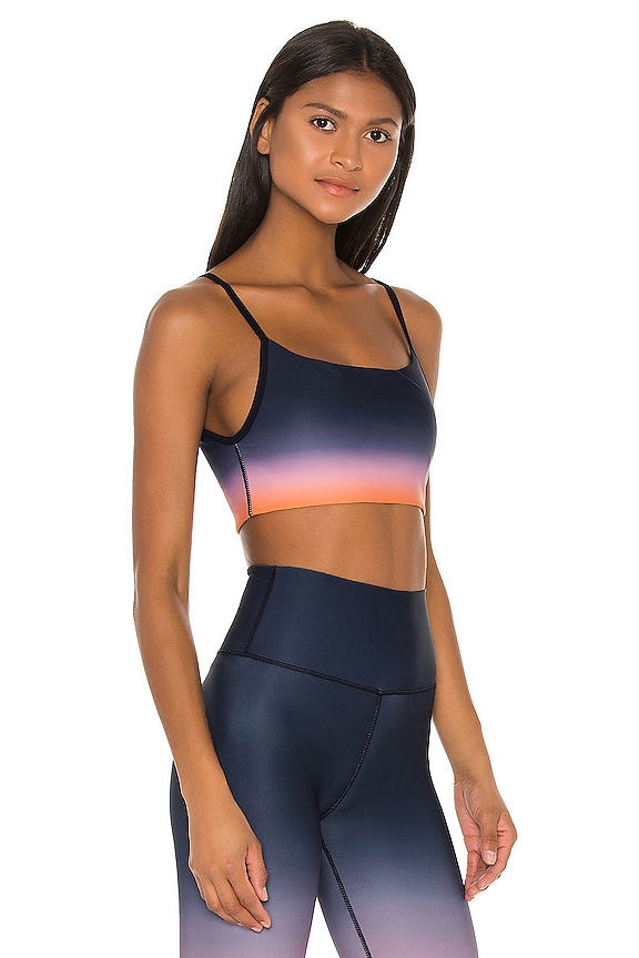 view 2 of 4 MAYA スポーツブラ in Indigo & Pink Ombre