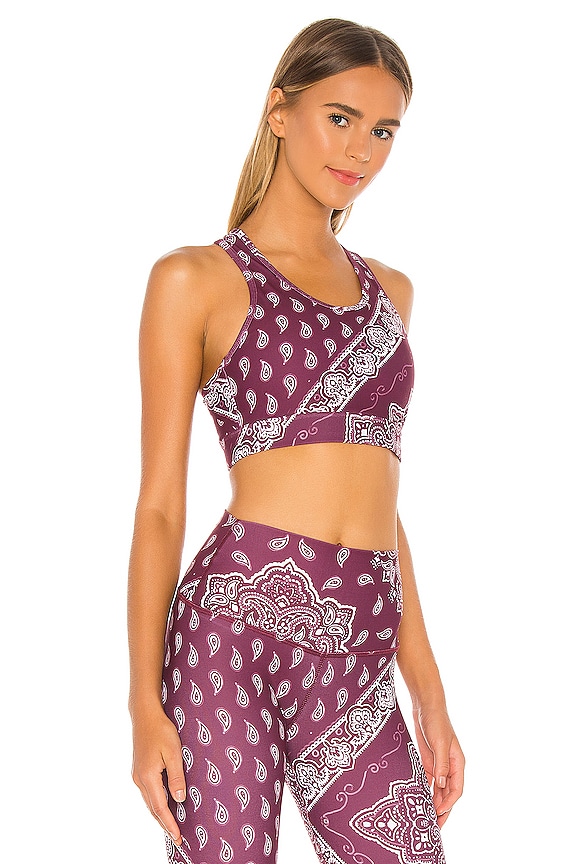 view 2 of 4 SUJETADOR DEPORTE GERI in Burgundy Bandana