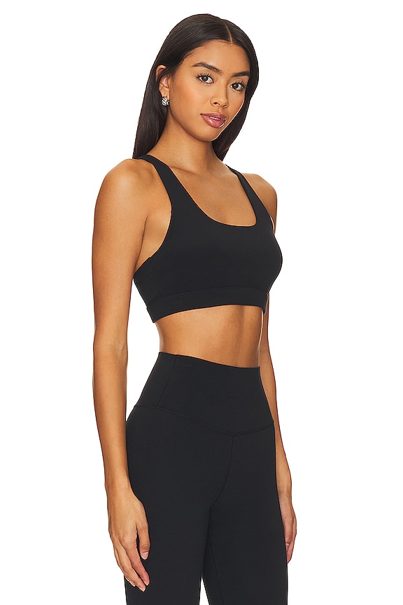 view 2 of 4 AIRWEIGHT 슬림 스트랩 스포츠 브라 in Black