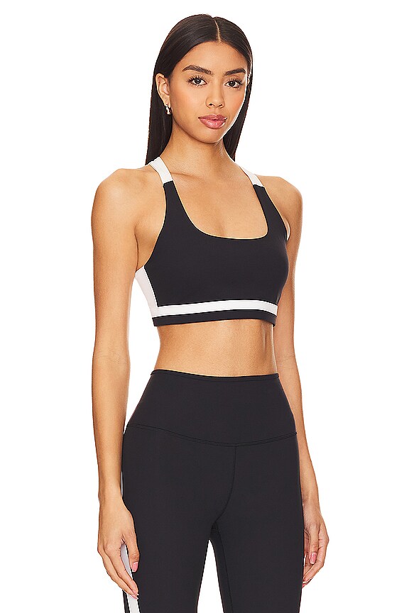 view 2 of 4 MILES RIGOR スポーツブラ in Black & White