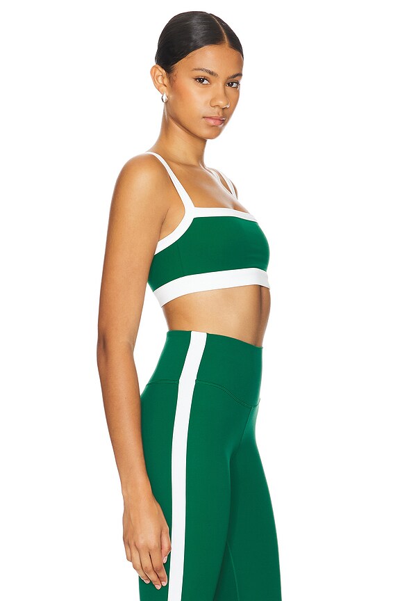 view 2 of 4 Monah Rigor Sports Bra in Arugula & White